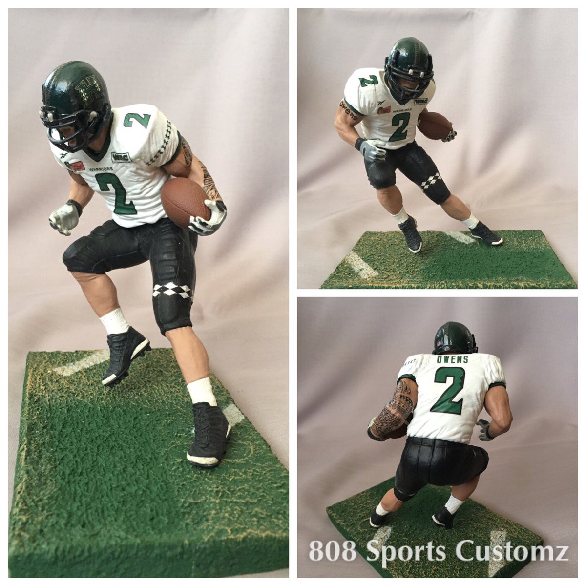 808Customz's tweet photo. Chad Owens, Hawaii Warriors slotback. https://t.co/9uFQiHBIBD