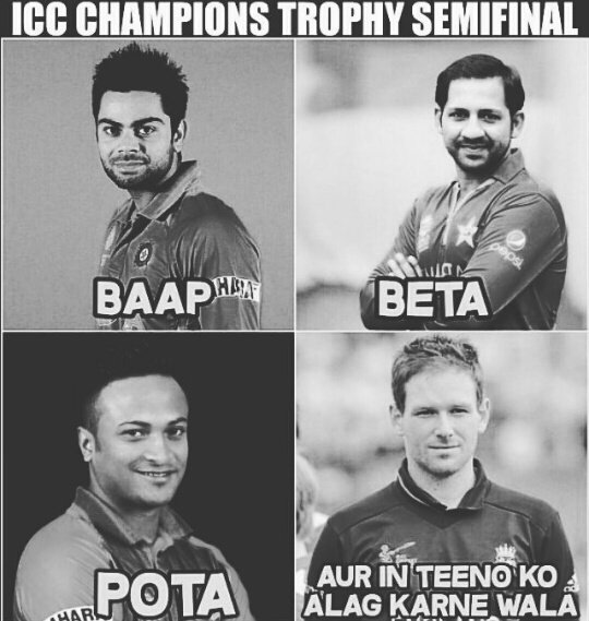 shivamdixit_17's tweet photo. #India, India hai #PakistanPakistan .... @imVkohli @ImRo45 @msdhoni .. Cha gaye bhai , ab bus wahi karna hai, practice karani hai beto ko !! https://t.co/7hTpoXVjxj