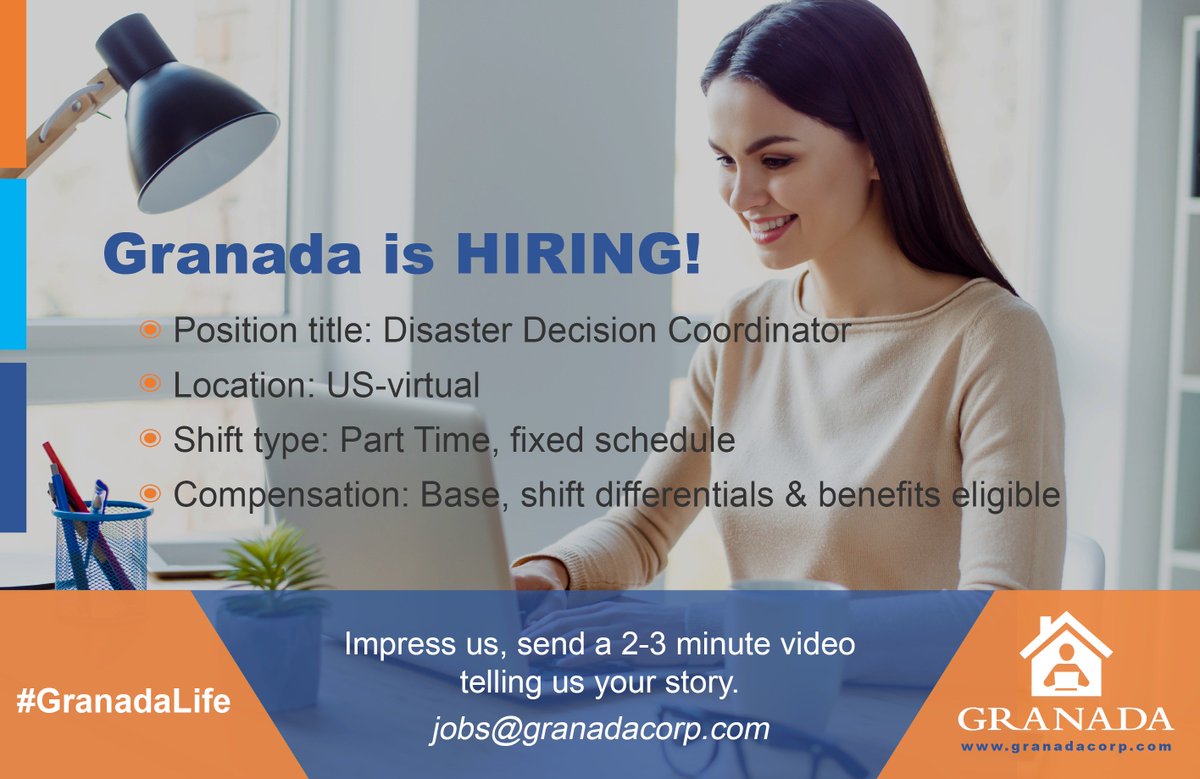 GranadaCorp's tweet photo. #GranadaLife
Apply Now: https://t.co/bysC4B01CL https://t.co/e4FvtWYoz8