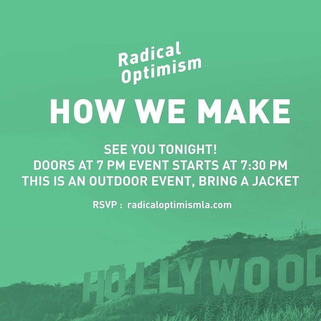 Radical Optimism LA tweet media