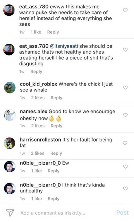 GraceFVictory's tweet image. Incase you wondered what fat phobia and thin privilege looks like. 🤷🏽‍♀️🙄