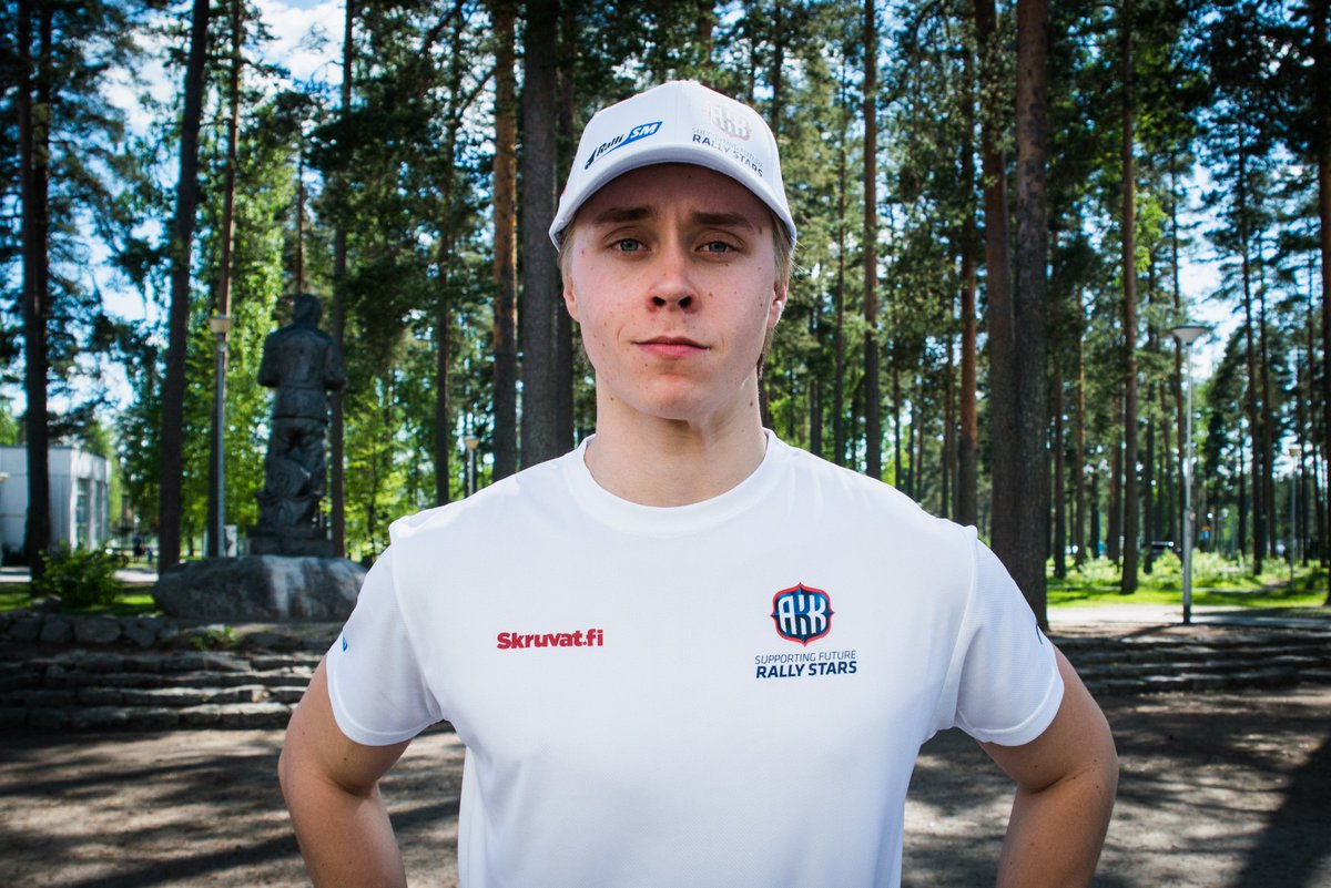 Maxfumes's tweet image. AKK has elected a new Future Rally Star in #Finland: Emil Lindholm. Gets a prize drive @RallyFinland @MSportLtd