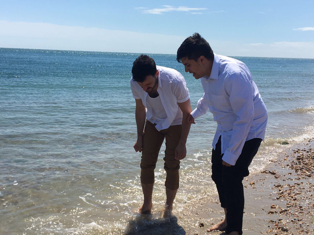 RobertHannouch's tweet photo. Visiting Hayling Island where "Hidden" is set. What a great day! @HiddenProjectUK @MiriamHalahmy #haylingisland #hidden #hiddenprojectuk https://t.co/C9DWf1kyf2