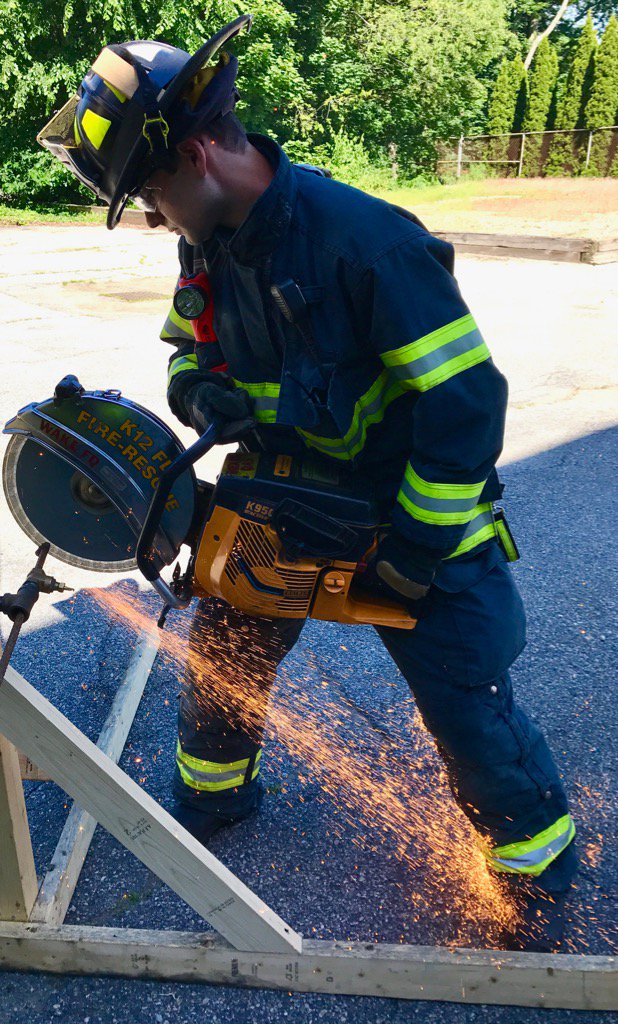 Wakefield Fire Dept. is participating in Ladder Company operations training this week.