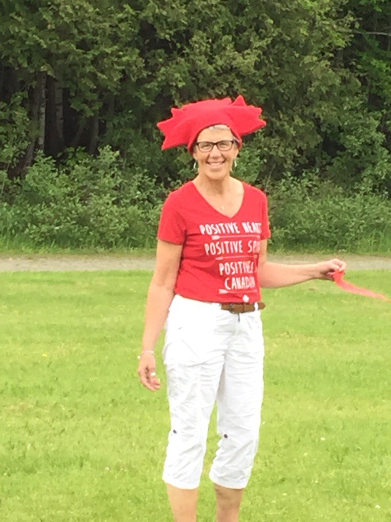 Mrs Goodfellow rocking Canada 150 celebrations