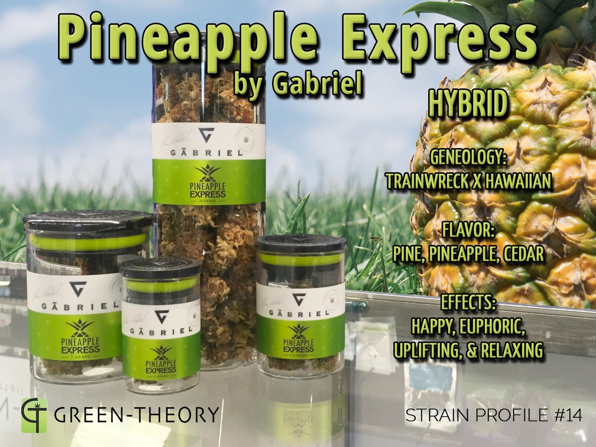 green_theory502's tweet photo. Pineapple Express by @gabrielcanna is an amazing Sativa Dominant Hybrid!
#GreenTheory #PineappleExpress #Gabriel #FirstClassCannabis https://t.co/dhMyVMyGCV