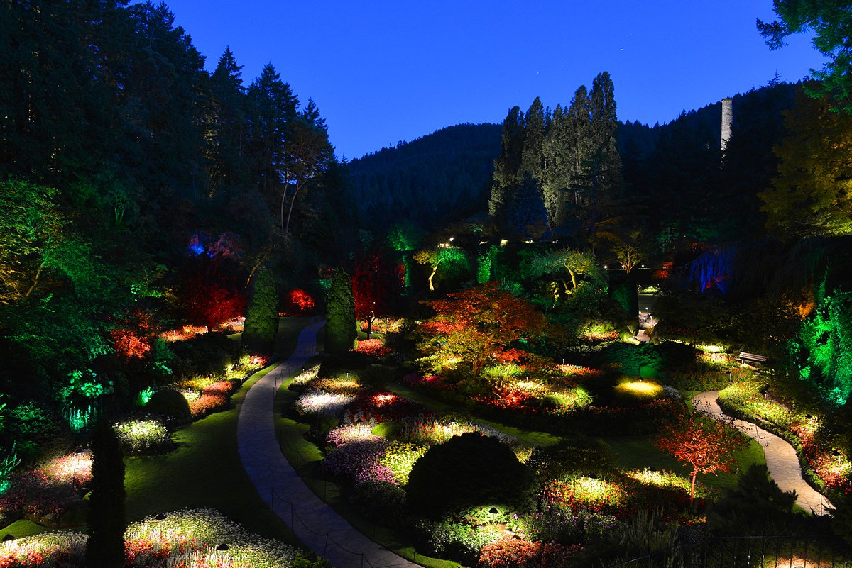 butchartgardens's tweet image. Summer hours start today! 8:45am - 10pm daily. Night Illuminations start today, concerts and fireworks on July 1st! goo.gl/RijfSs