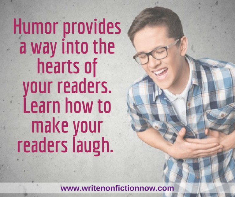 How to use Humor Effectively in Your Nonfiction Work by @theladyck  bit.ly/2pTyOER via <a href="/NinaAmir/">Nina Amir</a>