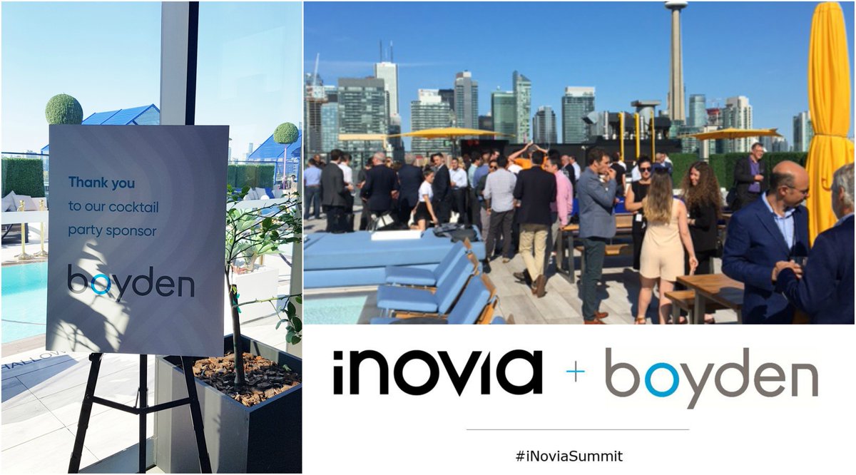 Thanks to our friends at <a href="/inovia/">Inovia Capital</a> for bringing together the dynamic leaders from our investment community

#iNoviaSummit 
 ~ cheers