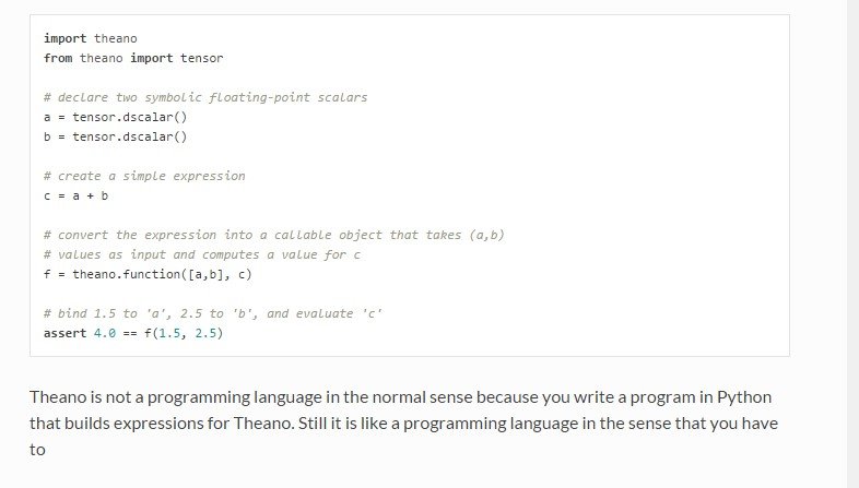 PredAnalytics's tweet image. Theano bit.ly/2trQTeM #DeepLearningSoftware #DeepLearningSoftware #SoftwareReview