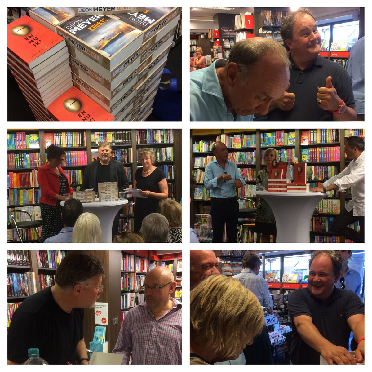 Mooie avond met <a href="/MeyerDeon/">Deon Meyer</a> en <a href="/promer9/">Peter Römer</a> dank <a href="/BrunaNachtegaal/">Bruna Nachtegaal</a> #SpannendeBoekenWeken