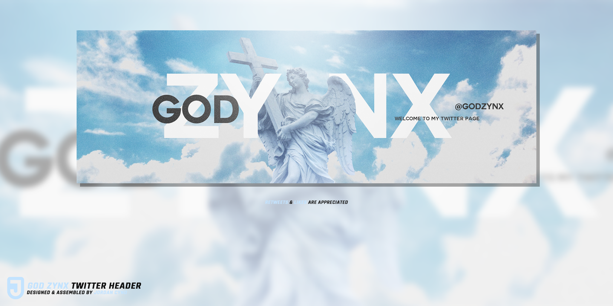 JordanCyno's tweet photo. HEADER-  Clean Twitter header for the man @GodZynx Retweets &amp; Likes appreciated https://t.co/GlITwLNWB7