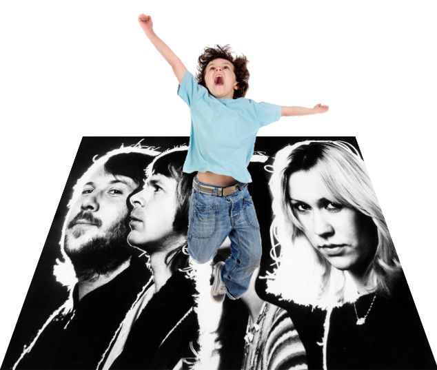 The floor is ABBA.

¿Por la puerta de atrás? Bueno, bueno, no empujen.