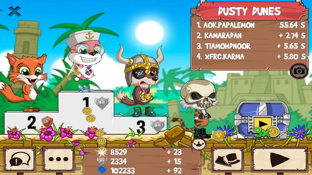repansam's tweet photo. Get on my level, son! #funrun2 #kamaradan #TiaMohdNoor #Karma https://t.co/D1Lu23nl37