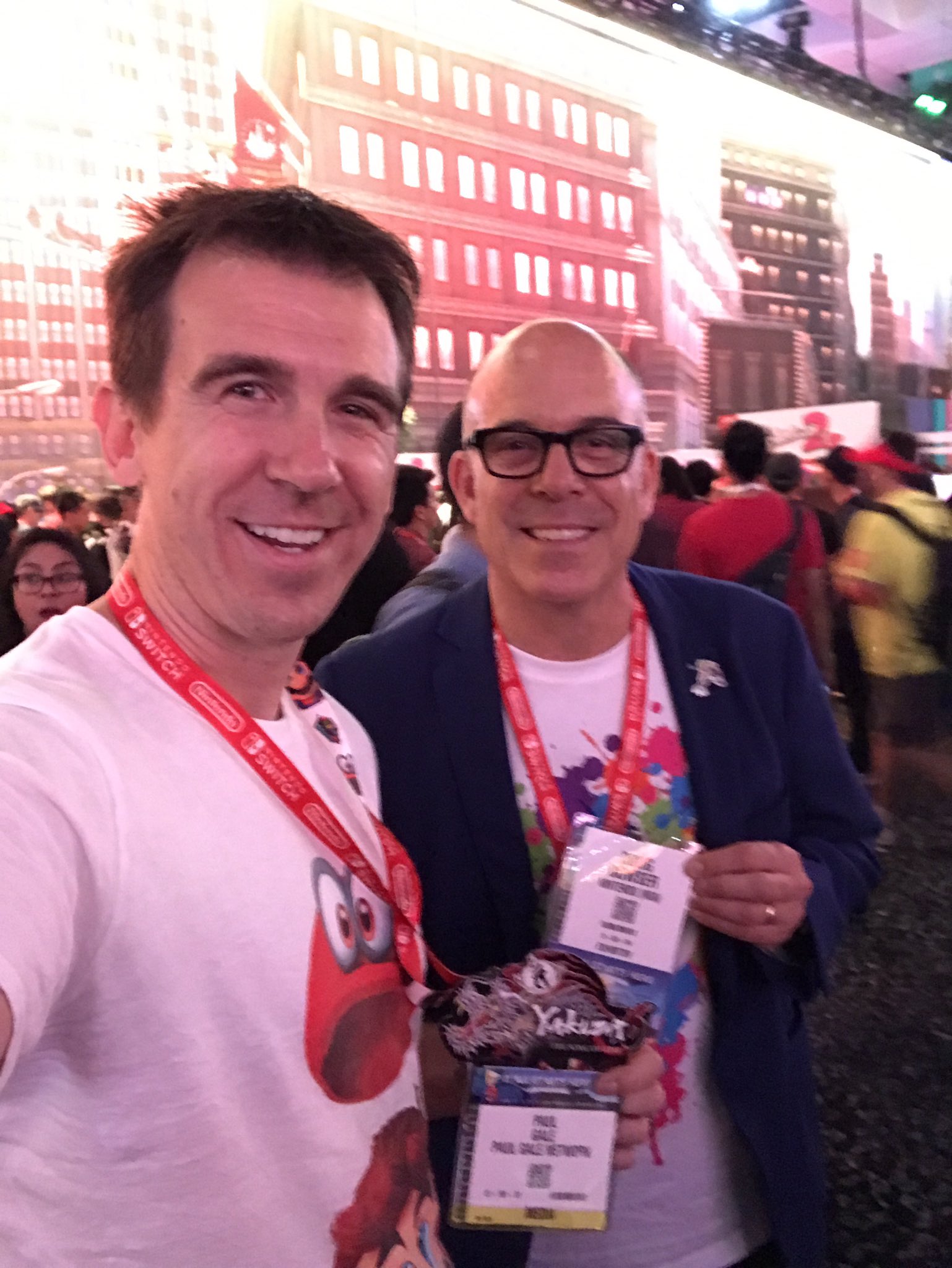 Nintendo of America’s new President, Doug Bowser, with Paul Gale Network at E3 2017