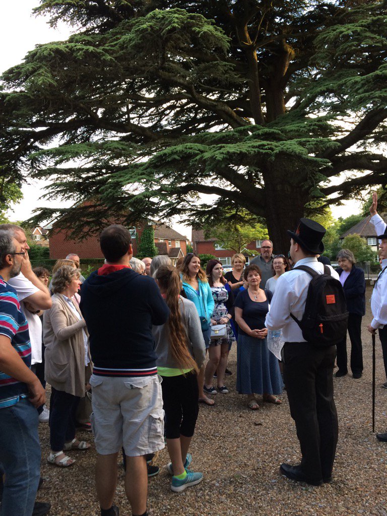 On the ghost tour of Caterham <a href="/CaterhamFest/">Caterham Festival</a>