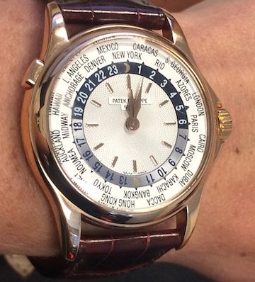 #PatekPhilippe Ref. 5110 World Time Pink Gold <a href="/Antiquorum/">Antiquorum</a>'s June 22 auction in New York. Est: $18K- $28K. Details: antiquorum.com/catalog/lots/p….