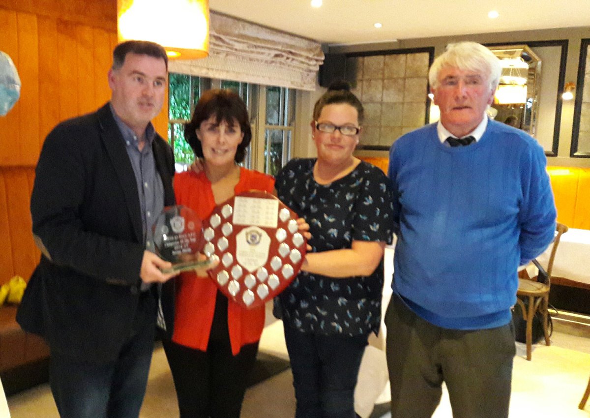 DouglasHallAFC's tweet photo. Tonight, Noreen Martin was awarded Club Person of the Year 16/17, well deserved for massive commitment to ladies section!! Congratulations 👏 https://t.co/qhpDhDUUXx