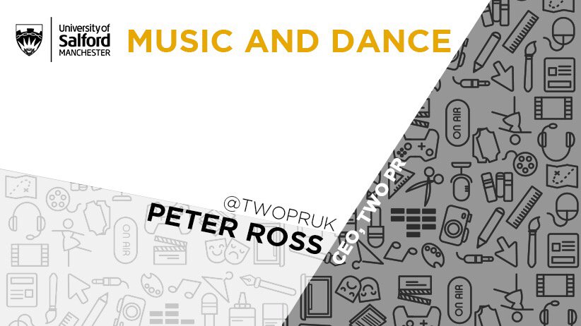 UoS_ArtsMedia's tweet photo. The #CreateSalford “Music and Dance” category award is being presented by Peter Ross, the CEO of @TWOPRUK. https://t.co/DPLcOrkud3