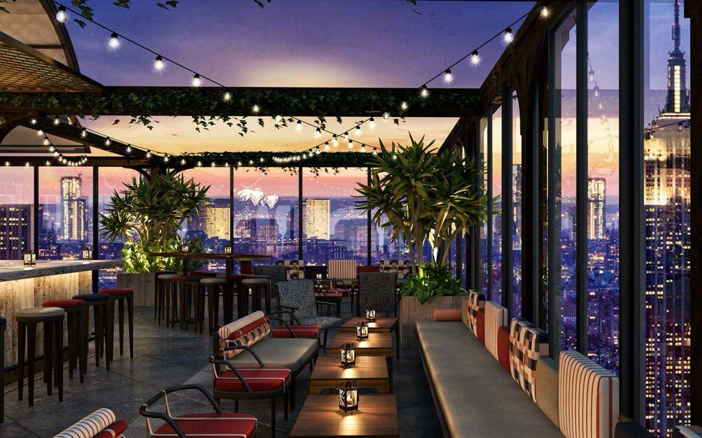 #NYC Newest Rooftop bar will soon open at the <a href="/MoxyTimesSquare/">Moxy Times Square</a>