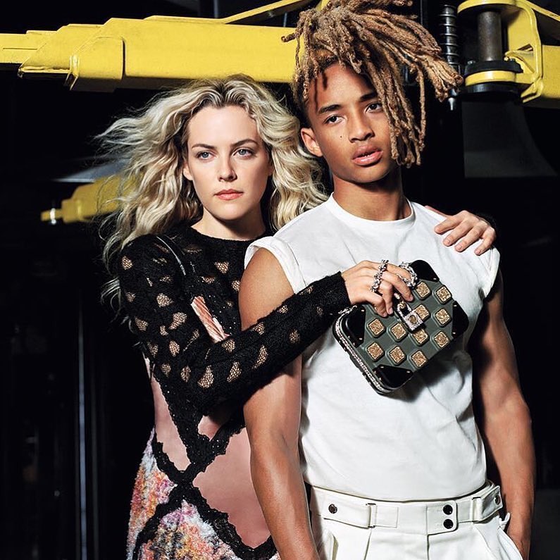 Gucci80's tweet photo. #LouisVuitton Fall/Winter Ad Campaign 2017 by #BruceWebber with #JadenSmith and #RileyKeough @LouisVuitton_US https://t.co/vTjjiedSxs