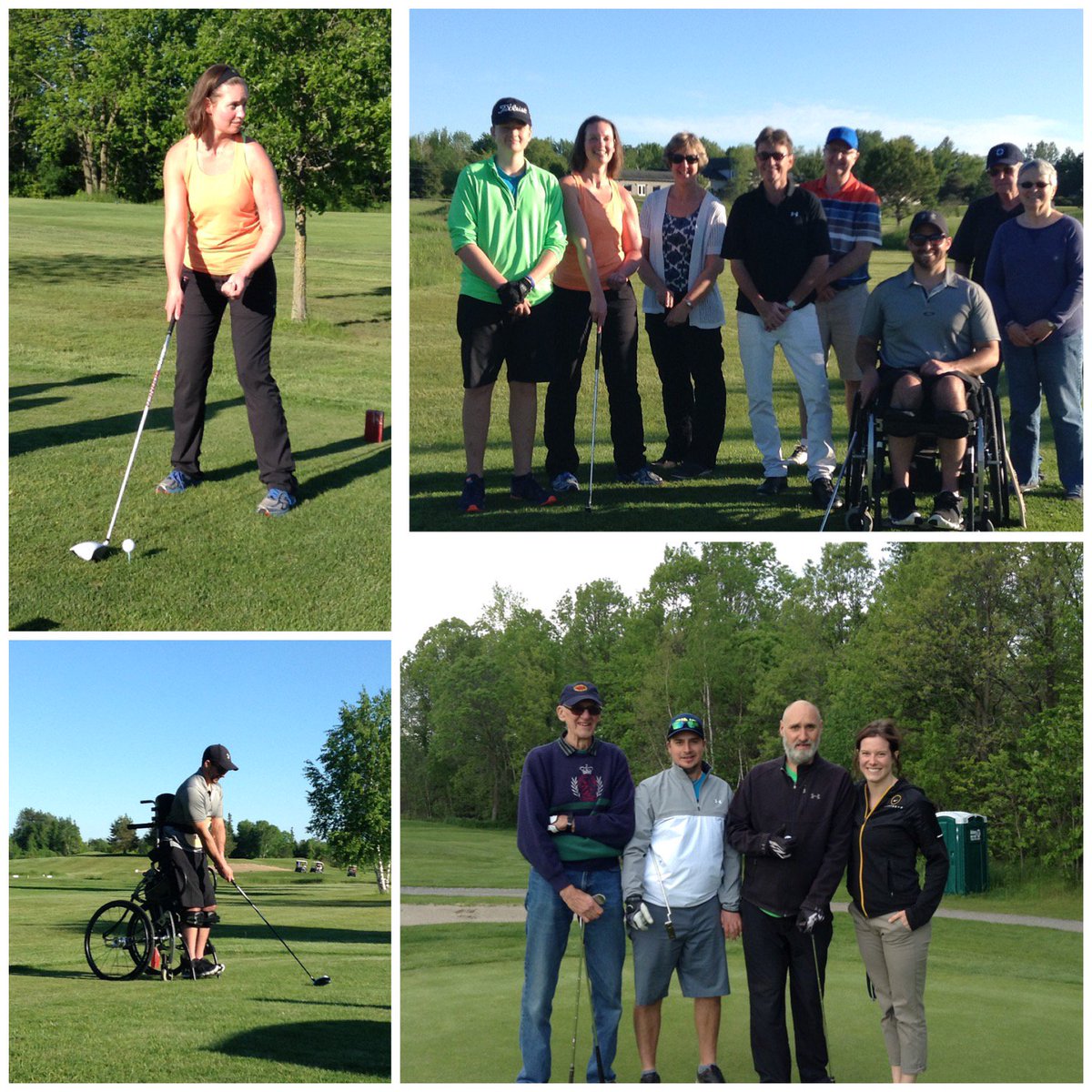 ActiveLivingPC's tweet photo. Adrianne said Keystone Links “put the dome up tonight”, no storm! Pics from last week. #golf #physio https://t.co/QsIVB4NEpO