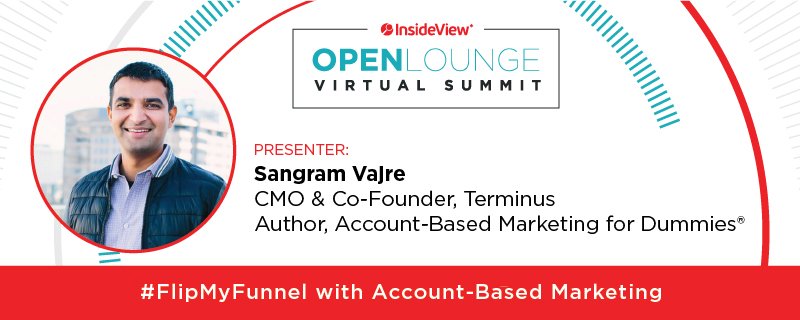 DemandbaseSales's tweet photo. #FlipMyFunnel with Account-Based Marketing feat  @sangramvajre: https://t.co/VNcbYH3Brm @terminus #openlounge https://t.co/qVh8o9SZKm
