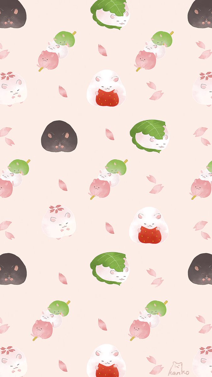 栞 子 Kanko イラストレーター Auf Twitter 和菓子とハムスターのイラストはよく描きます 和菓子の日