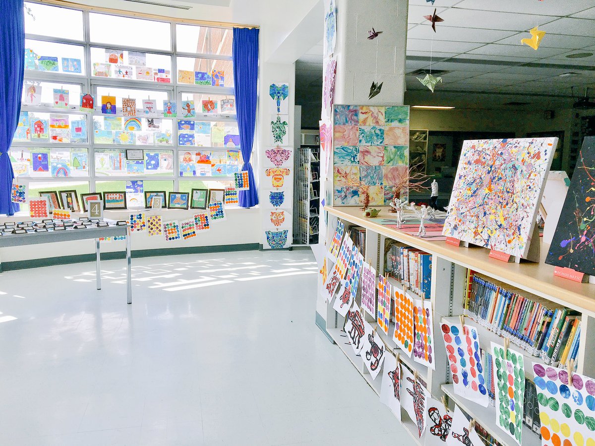 MsClements_'s tweet photo. Countless hours were spent by the 217 SYPS artists who created each 1 of these pieces of artwork. It has all paid off. Way to go terriers 🎨! https://t.co/Sax6rXdNRY