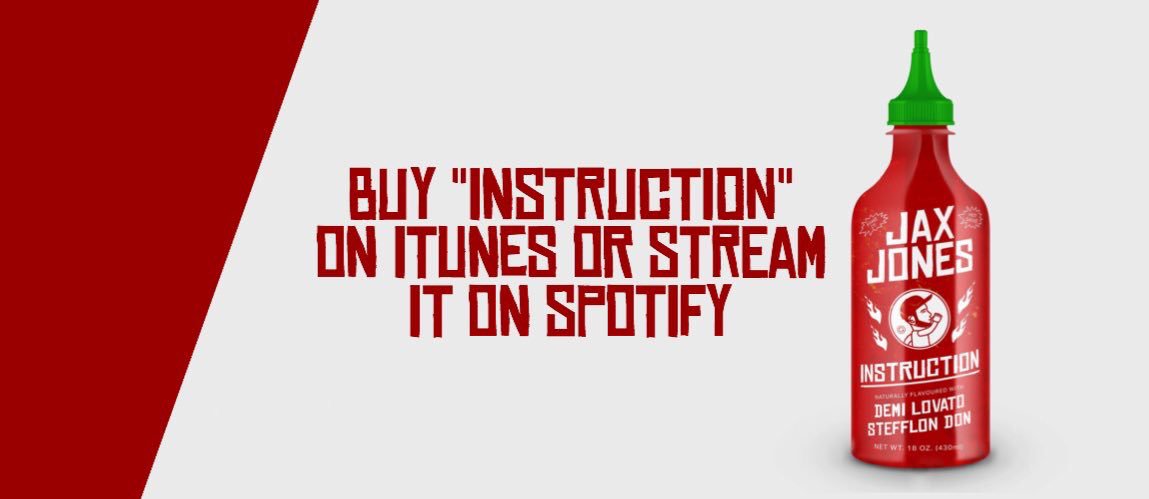 iDemirazziMx's tweet photo. @ddlovato @JaxJones
#BuyInstructionOniTunes
#StreamInstruction
#InstructionOnVEVO
#InstructionAtMidnight https://t.co/1z439LdG7w