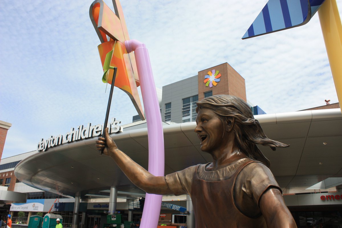 Here is a sneak peek of a sculpture that we just installed at the Children's Hospital in Dayton, OH. placzekstudios.com