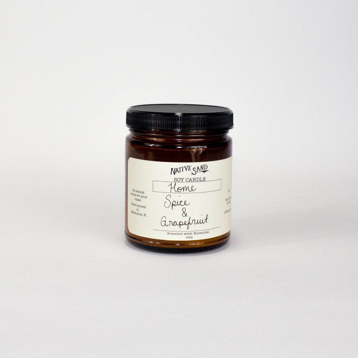 SandNative's tweet photo. Fill your space with an all natural scent! Our signature candle, Home has tones of cinnamon and spice. Shop now at https://t.co/efOD9Y0b1b https://t.co/ZQm0ketyKc