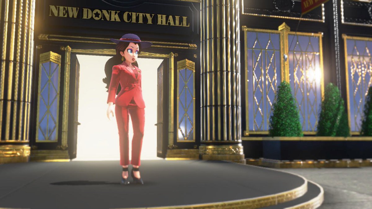 SuperMario_DE's tweet photo. Pauline ist Bürgermeisterin von New Donk City. Sie setzt sich für Frieden ein und erhält viel Unterstützung von den Einwohnern der Stadt. https://t.co/MmGri30a6j