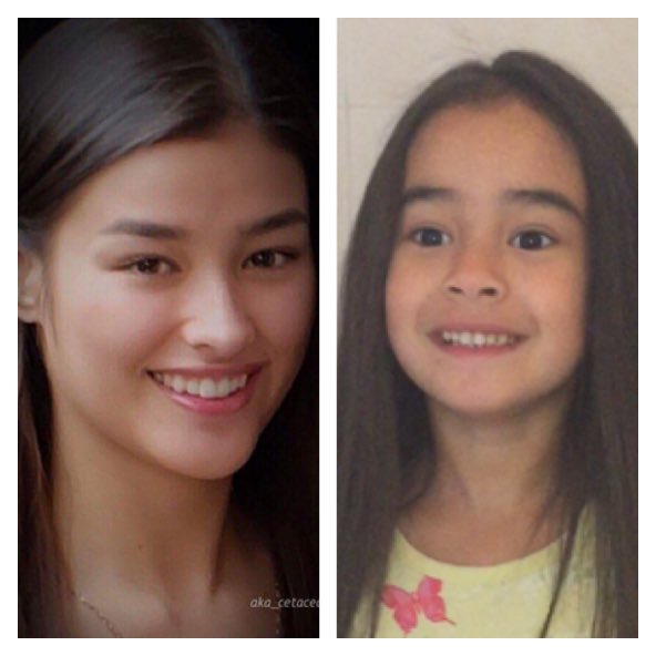 Chonarocca's tweet photo. Trying to be Ate @lizasoberano:-) #notevenclose:-) what do you think kuya @itsenriquegil?#LizQuenBoxOfficeLoveTeam https://t.co/9V8IBfKJj2