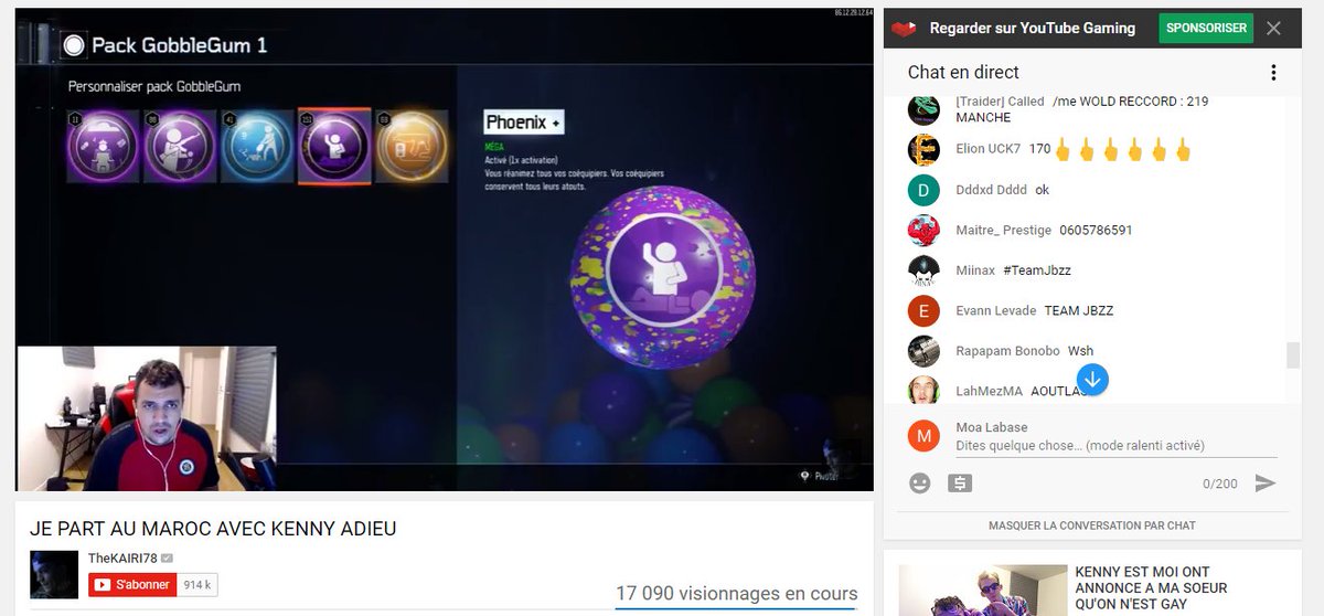 MugiwaaraYa's tweet photo. j'suis mort y a des #Teambzz qui fuse dans le tchat de tk78 https://t.co/ToPkjPyT7M