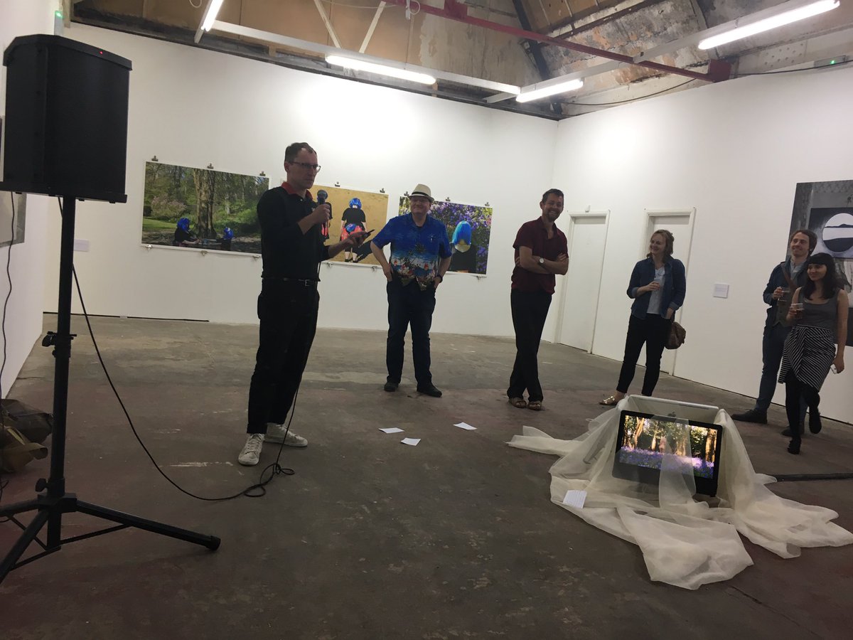 <a href="/philipp_dorl/">Philipp Dorl</a> keeping it real. Opening speech at Order of the Real opening #swanseacollegeofart