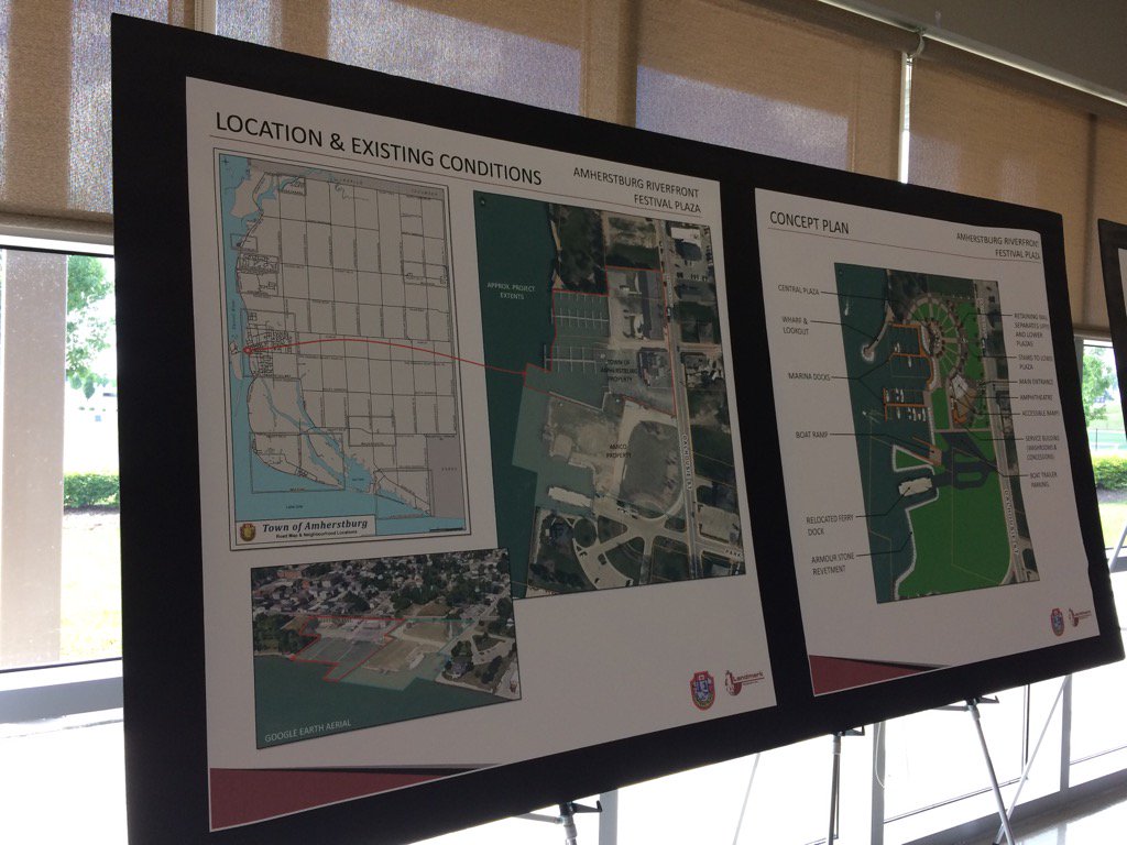 <a href="/Amherstburg_CAO/">AmherstburgCAO</a> opening discussions on the waterfront property. Looking for resident input