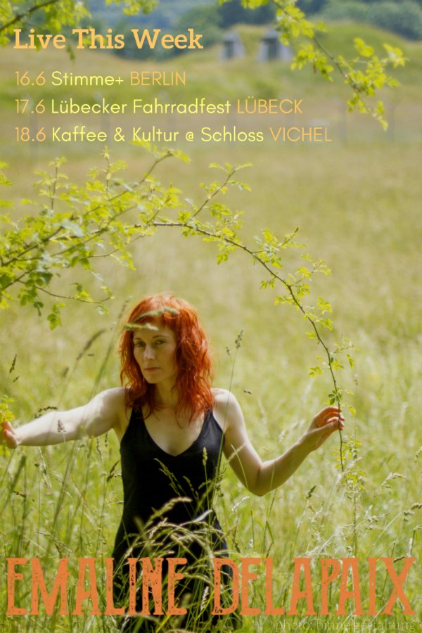 emalinedelapaix's tweet photo. This weekend I am playing 3 concerts in Northern Germany in #Berlin, #Luebeck and #Vichel. Looking forward to it! #singersongwriter #concert https://t.co/oNLST8uKKJ