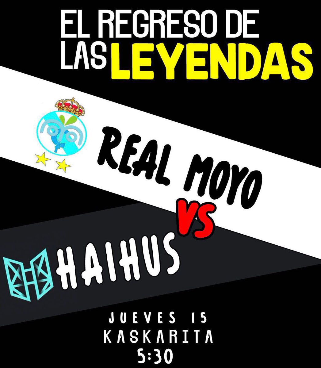 RealMoyoFC's tweet photo. Falta una hora para que juegue papá. https://t.co/c9bHGH3XI3