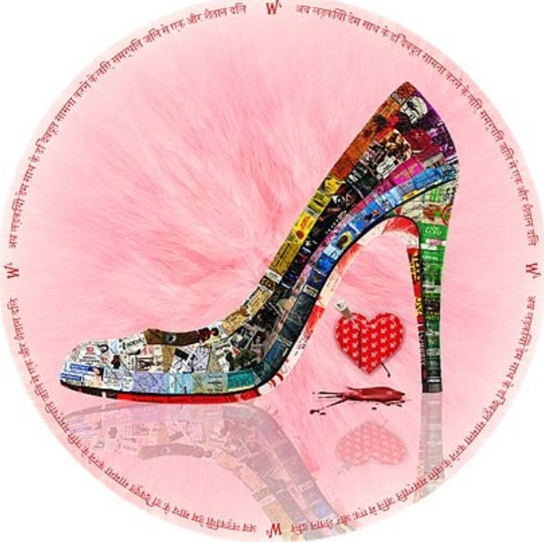 Miami_Art_Scene's tweet photo. The 'D' by artist #PatrickWillard aka #W4, the ladies shoe 👠 gorgeous! Rare rock #concertticket collages @W4Willard https://t.co/GWWUQNdsvI https://t.co/5omD4asfkM