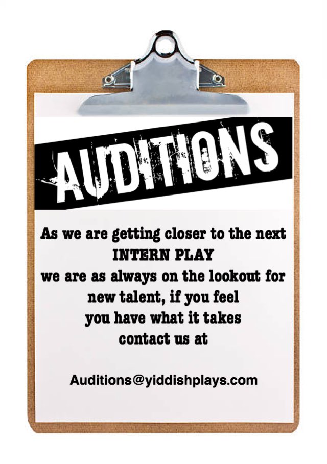 Auditions@yiddishplays.com