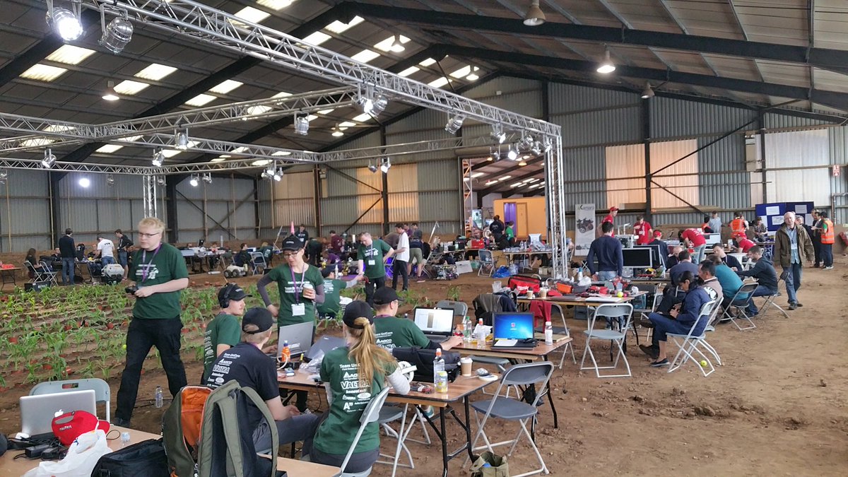 PrecisionAgEng's tweet image. Good to see so many entries at this year&apos;s #fieldrobot event @HarperAdamsUni