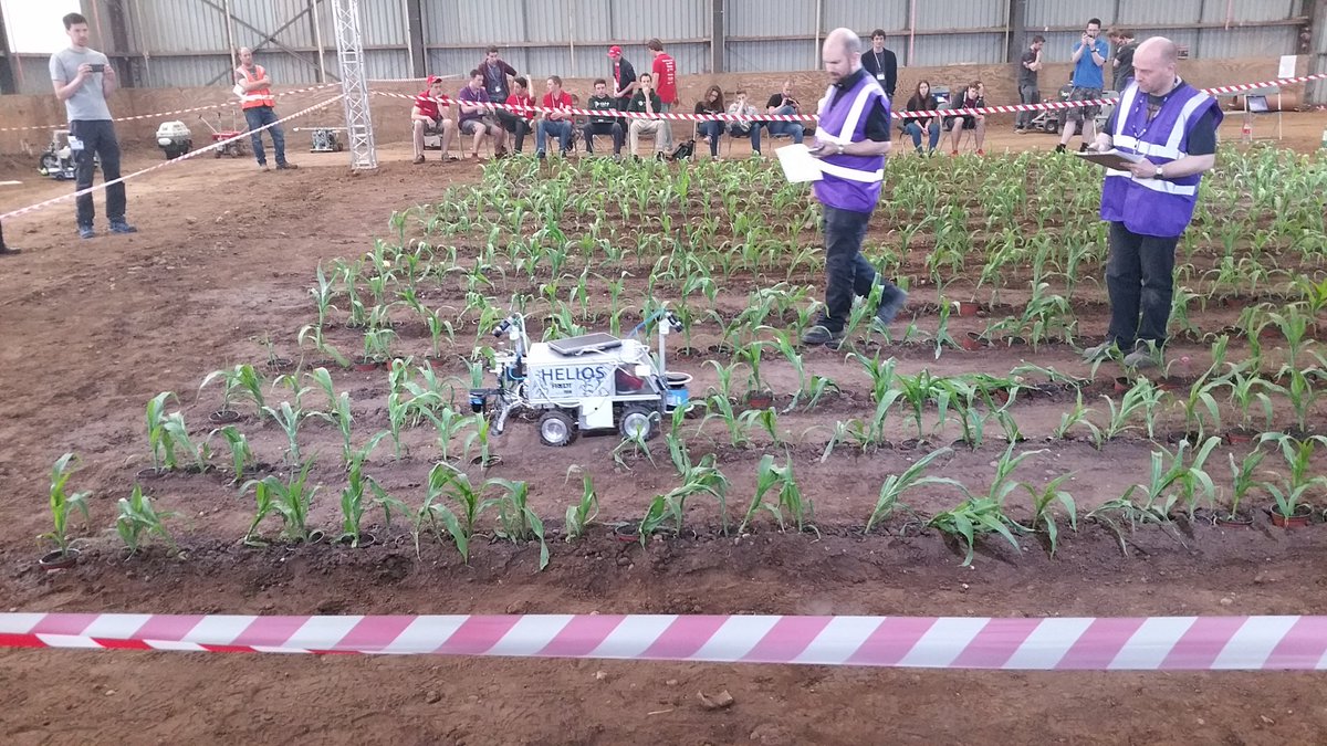 PrecisionAgEng's tweet image. Good to see so many entries at this year&apos;s #fieldrobot event @HarperAdamsUni
