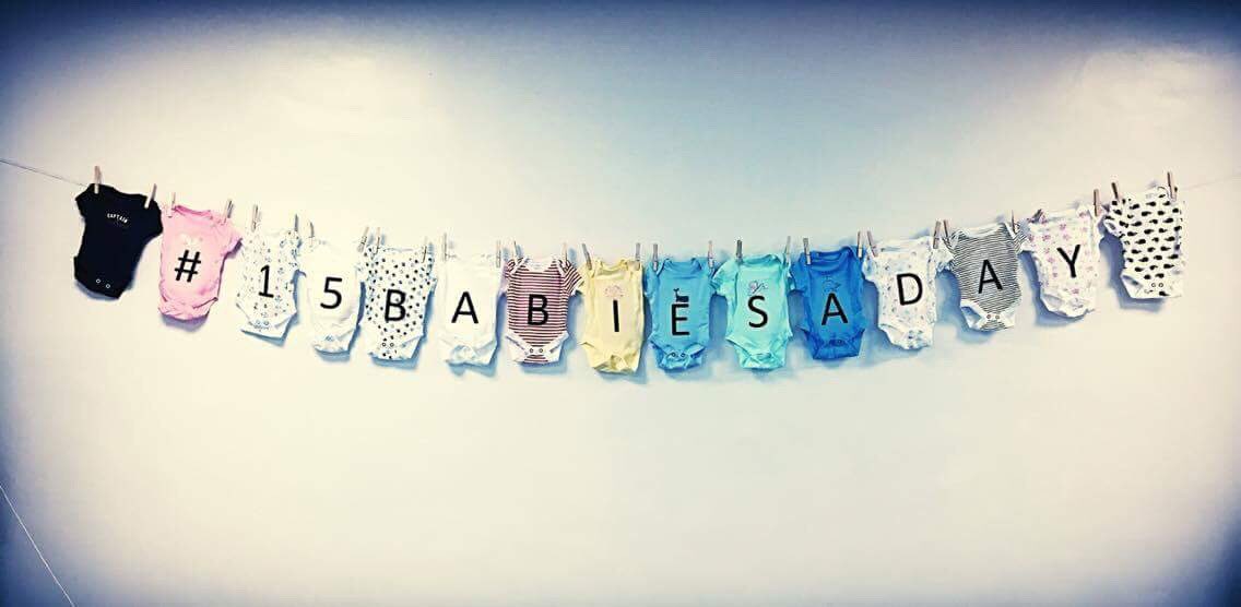 #15babiesaday. This is far too many. Let's make it change