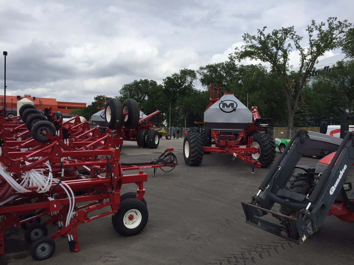 Morris Industries on Twitter "Equipment in place at our booth! 9