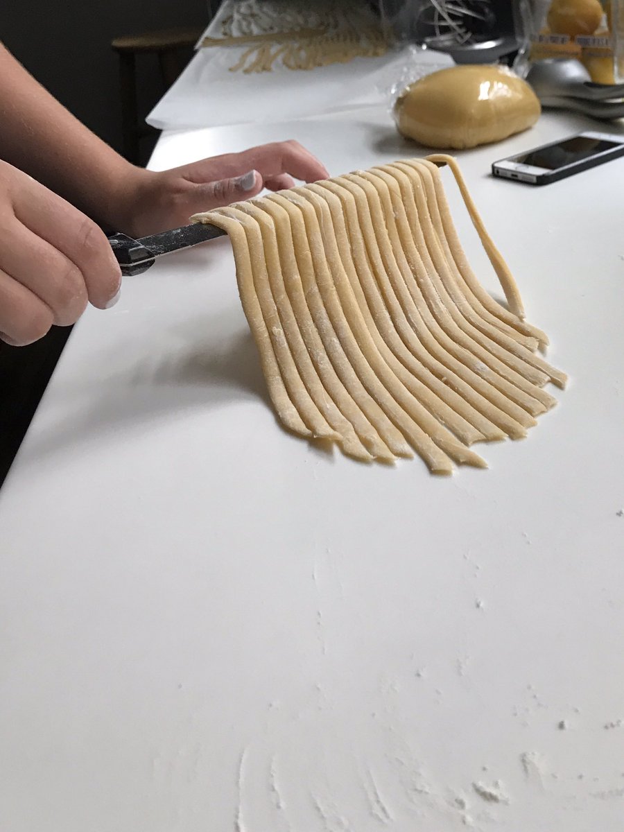 Cookwith2Chicks's tweet photo. Meggie's making pasta! https://t.co/JnQw9yAqXC