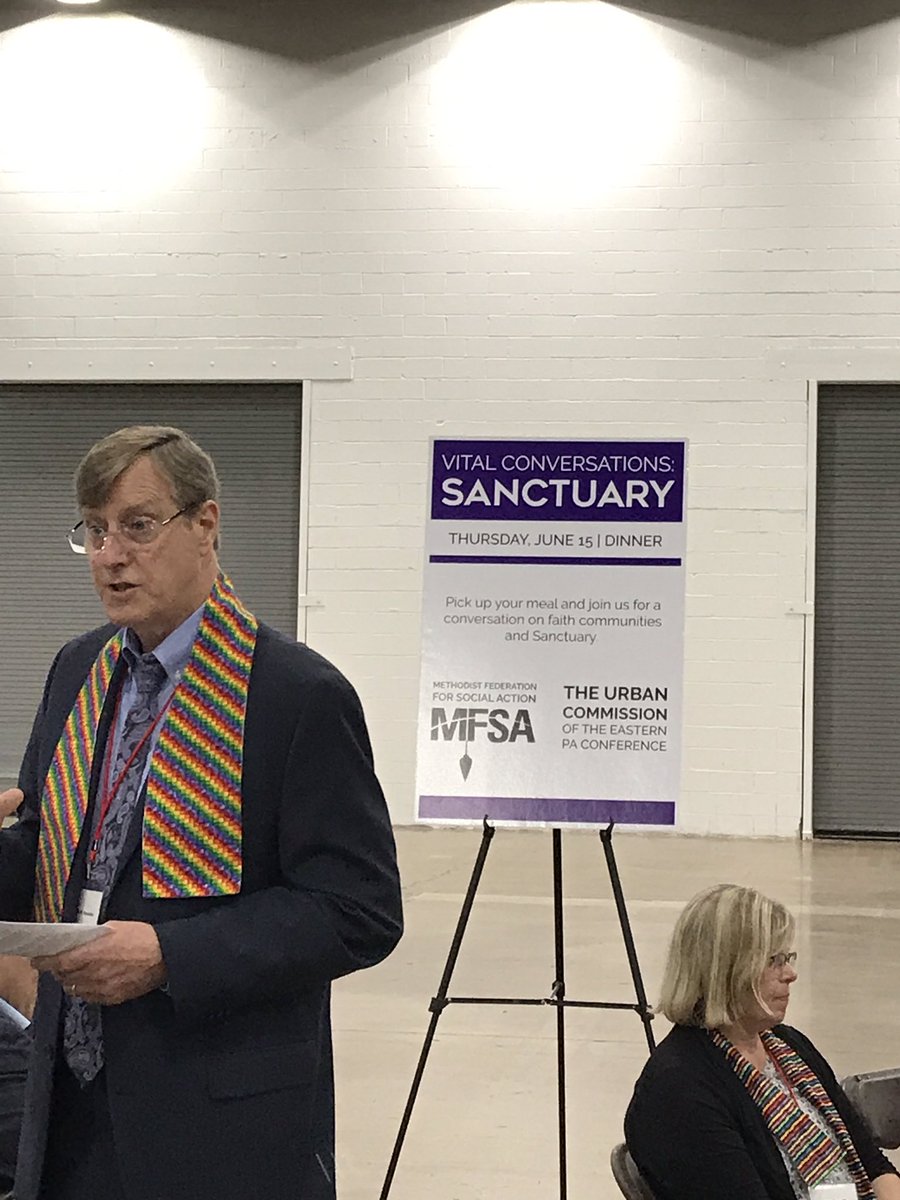 MFSAVoices's tweet photo. MFSA &amp; @UrbanCommEPAUMC gathering a dozen + congregations &amp; 40 individuals gathered to talk about Sanctuary @ #epaumc17.  #mfsavoices https://t.co/FlYxMEa13l