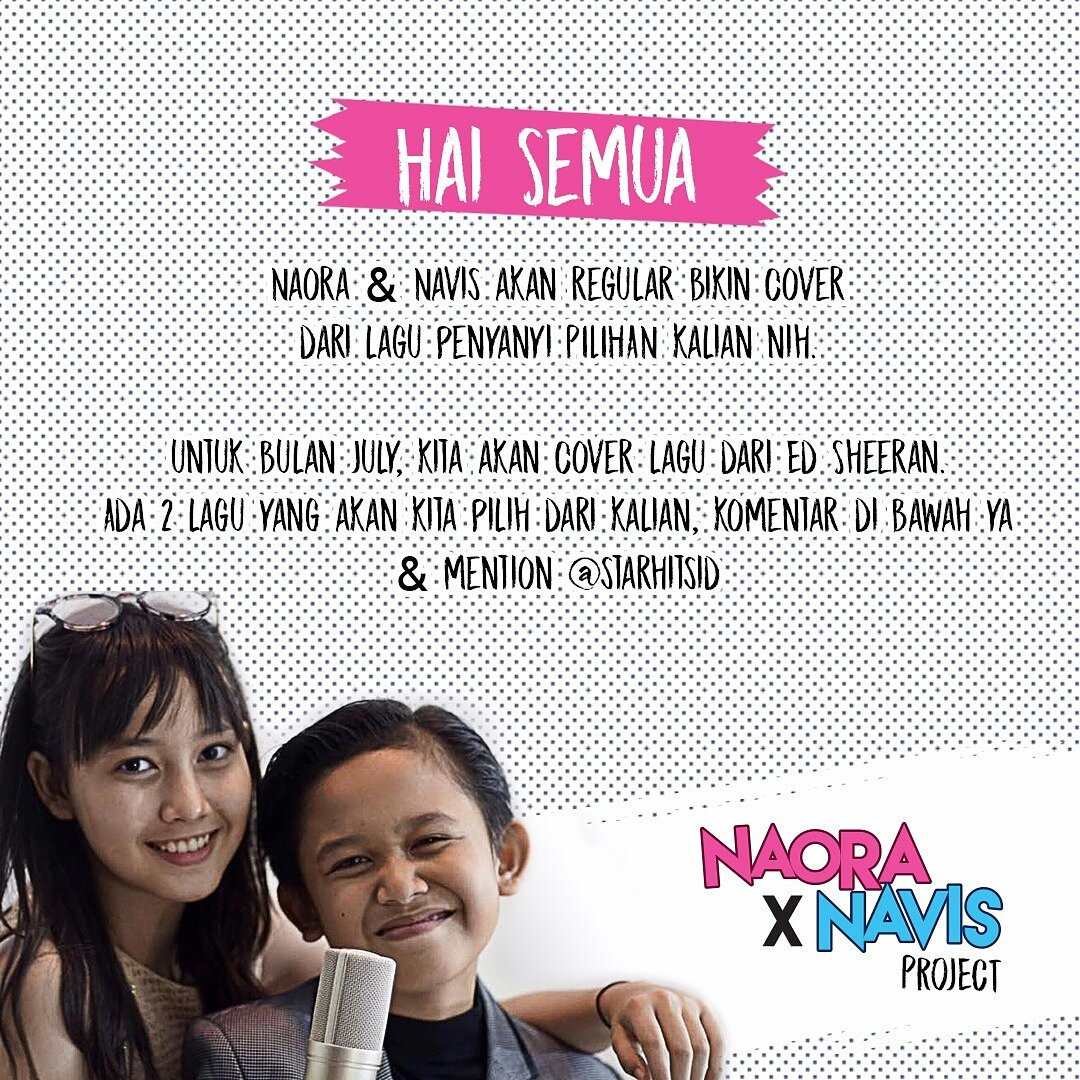 July ini kita cover 2 lagu Ed Sheeran
Yuk pilih lagu Ed Sheeran yg judulnya apa? 
coment dibwh &amp; jgn lupa mention ke <a href="/StarHitsID/">StarHits</a>