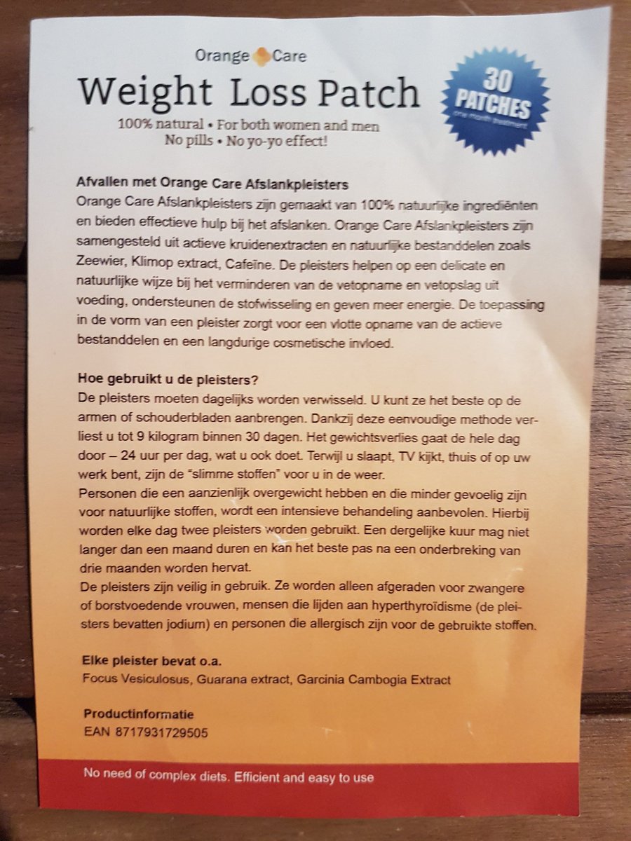 3LotusOnTour's tweet photo. Ik heb na 10 dagen alleen blaren van over gehouden. #orangecare #weightlosspatch https://t.co/eGnu9LImwi