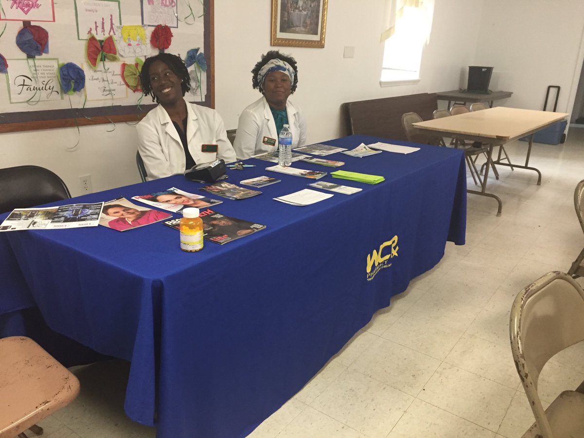WCRxPharmacy's tweet photo. As always, we would like to thank our student interns from #FAMUCOPPS for participating and speaking. We love sharing what we do! #SENIORDAY https://t.co/RKNxbjYOVD